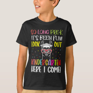 Camiseta Graduação Llama Tão longa pré-k que foi divert