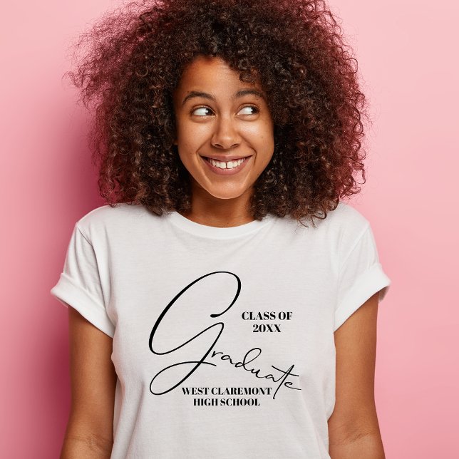 Camiseta Graduação Moderna (Criador carregado)