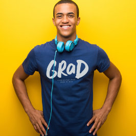 Camiseta Graduação moderna de tendências de formando a negr