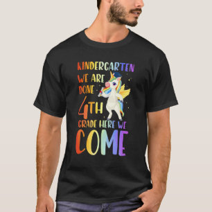 Camiseta Graduação no jardim de infância Formando mágico do