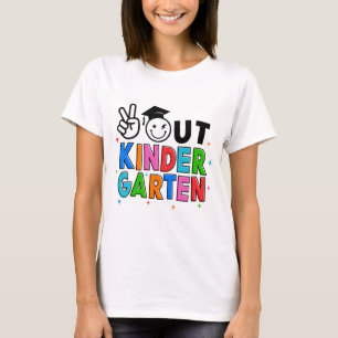 Camiseta Graduação No Jardim De Infância No Dia Passado Do 
