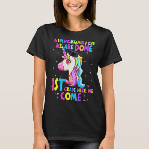 Camiseta Graduação no jardim de infância Unicórnio 1 mágico