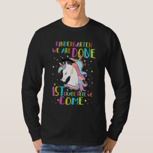 Camiseta Graduação no jardim de infância Unicórnio mágico S