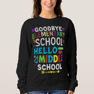 Camiseta Graduação Para 5 Graduador Goodbye Hello Middle Sc