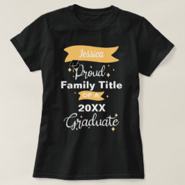 Camiseta graduação personalizada 2023 com o nome Família Or
