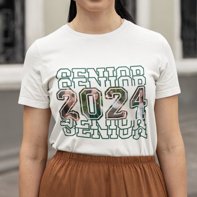 Camiseta Graduação Personalizada de Fotos 2024 (Criador carregado)