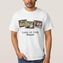 Camiseta Graduação personalizada de quadros de montagem de