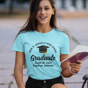 Camiseta Graduação Personalizada do Formando Azul do Céu Br