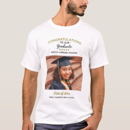 Camiseta Graduação personalizada do Formando de fotos de pa