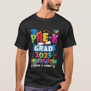Camiseta Graduação Pré-escolar 2025 Graduado Pré-escola Men