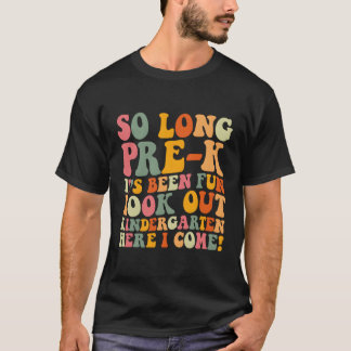 Camiseta Graduação Tão Longa Pré-K Kindergen Aqui Estou