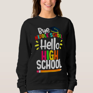 Camiseta Graduação Tchau Escola Secundária Segundo grau De