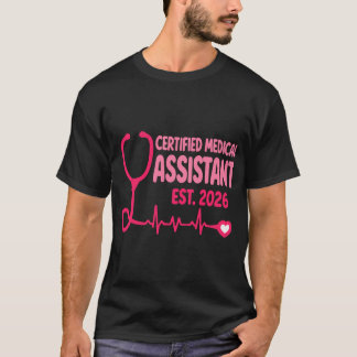 Camiseta Graduação Técnico Médico Certificado Est 2026 
