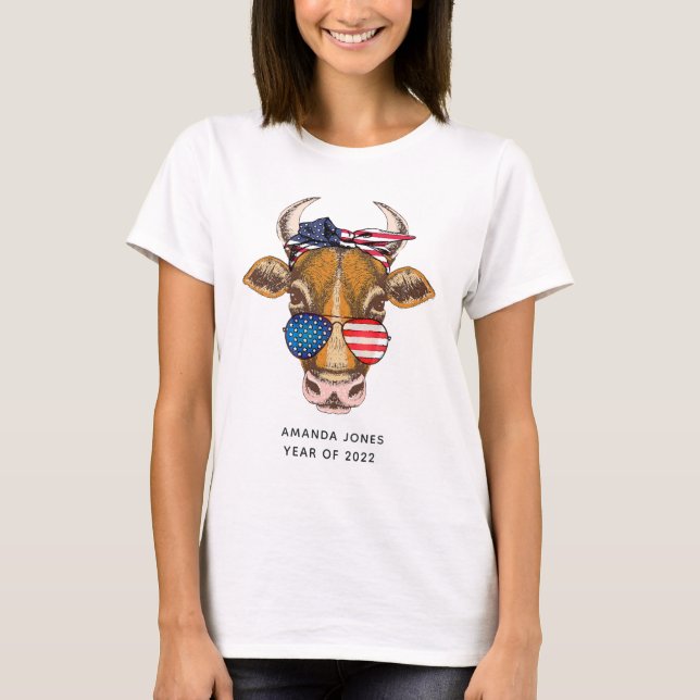 Camiseta Graduação tematizada americana (Frente)
