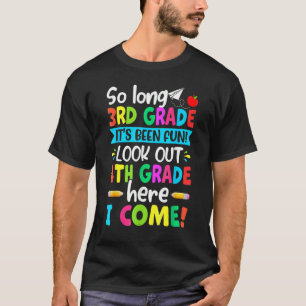 Camiseta Graduado 3º Grau Examine o 4º Grau 1º Dia O