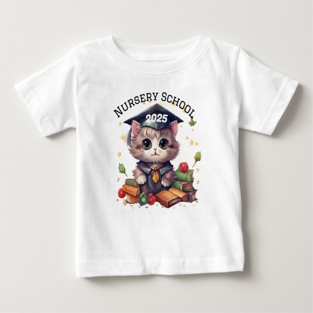 Camiseta Graduado Anual da Escola de Educação Infantil  (Frente)