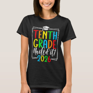Camiseta Graduado da 10ª Série 2026 Graduado do 2º Ano