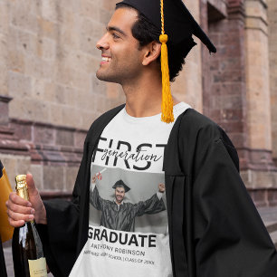 Camiseta Graduado da Primeira Geração   Foto