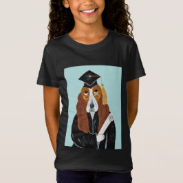 Camiseta Graduado em Basset Hound