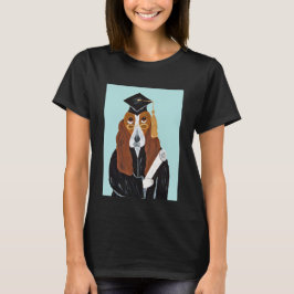 Camiseta Graduado em Basset Hound