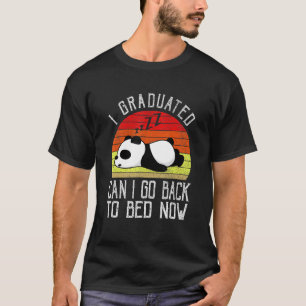 Camiseta Graduado Posso Voltar Para A Cama Agora, Bonita Li