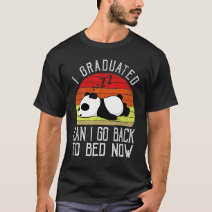 Camiseta Graduado Posso Voltar Para A Cama Agora, Bonita Li
