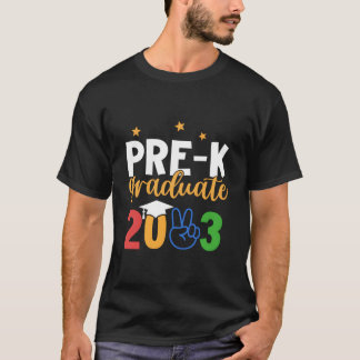 Camiseta Graduado Pré-K Graduação Pré-K 2023 Último Dia