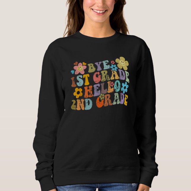 Camiseta Graduation Bye 1st Grade Hello 2nd Grade Back to S (Frente)