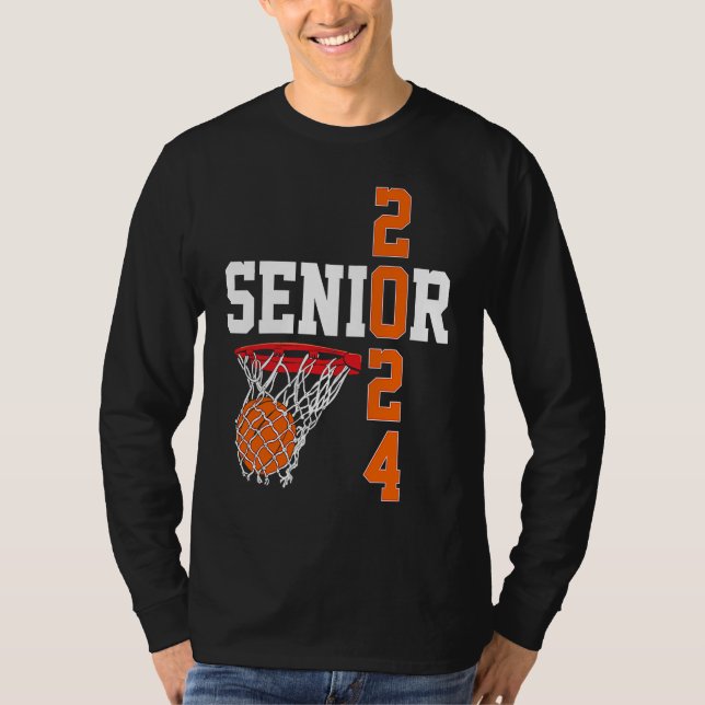 Camiseta Graduation Senior Class 2024 Graduate Basketball P (Frente)
