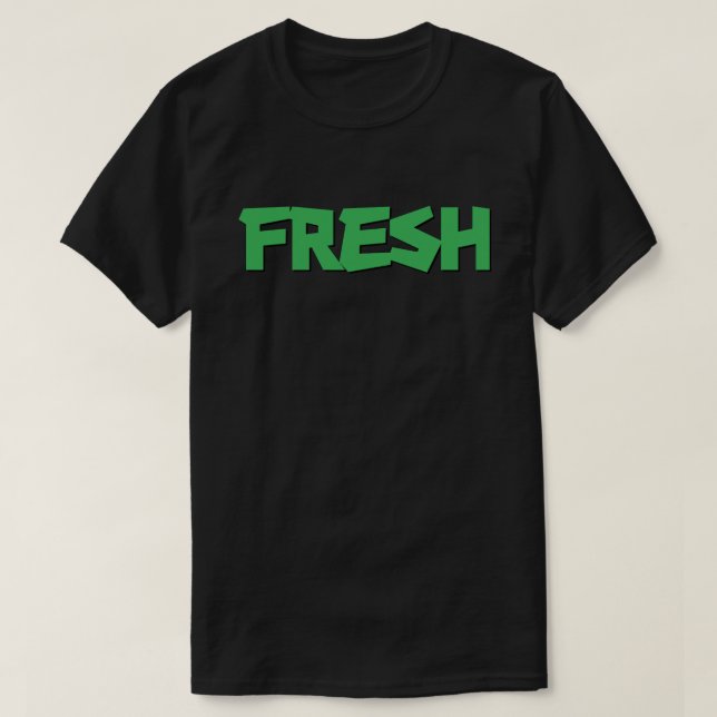 Camiseta Graffiti de Hip Hop Fresco (Frente do Design)