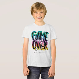Camiseta Graffiti de joystick de game over gamer
