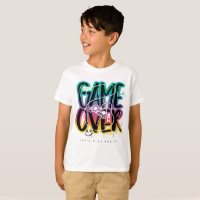 Graffiti de joystick de game over gamer