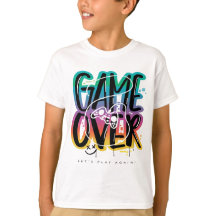 Graffiti de joystick de game over gamer