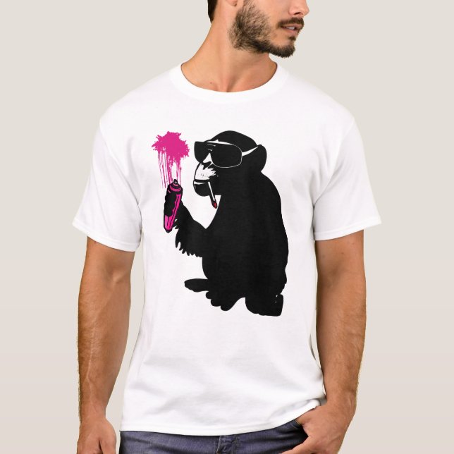 Camiseta graffiti monkey (Frente)