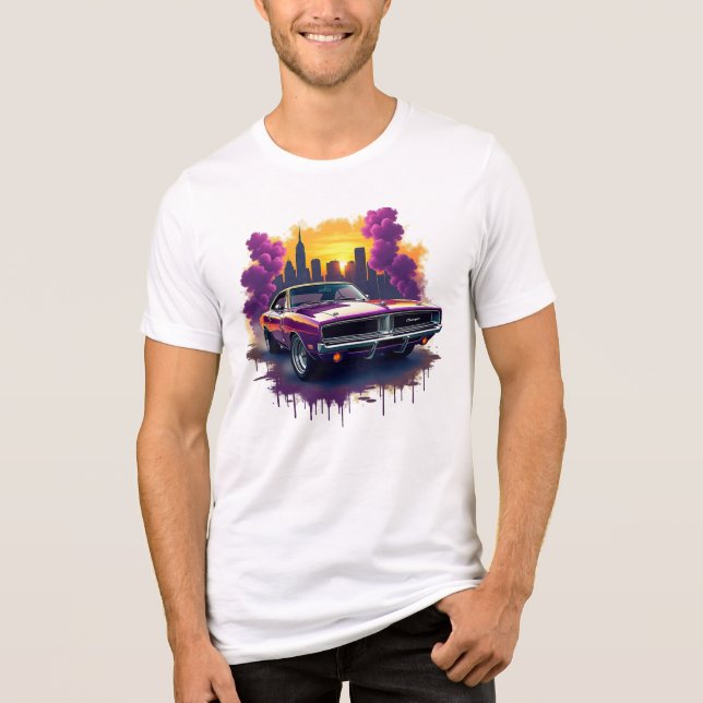 Camiseta Graffiti Muscle Car (Frente)