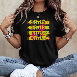 Camiseta Graffiti Urbano Grunge Sem Coração
