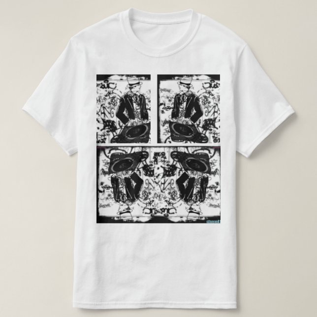 CAMISETA GRAFFITISTA MUSICAL #1 (Frente do Design)