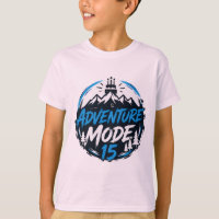 Camiseta Gráfica Adolescente 15 Modo Aventura