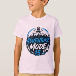 Camiseta Gráfica Adolescente 15 Modo Aventura