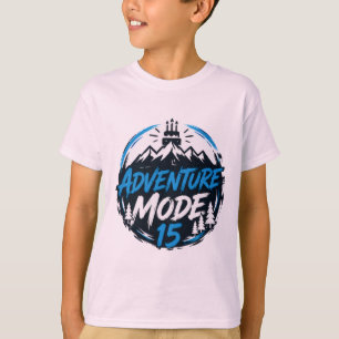 Camiseta Gráfica Adolescente 15 Modo Aventura
