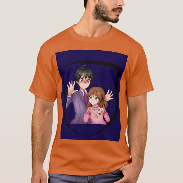 Camiseta Gráfica Anime Hero (Frente)
