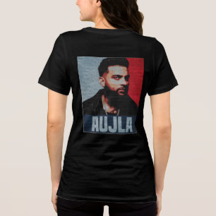 Camiseta Gráfica AUJLA   Camiseta de Fã de Música 