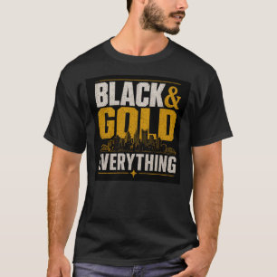 Camiseta Gráfica "Black & Gold Everything" Pittsbu