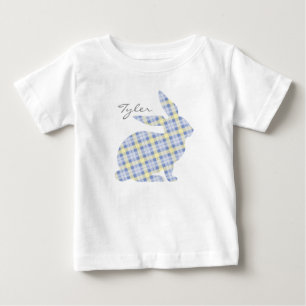 Camiseta Gráfica Blue Easter Bunny para Crianças