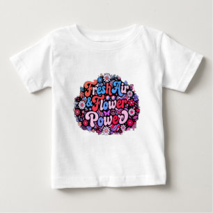 Camiseta Gráfica Boho Flower Power