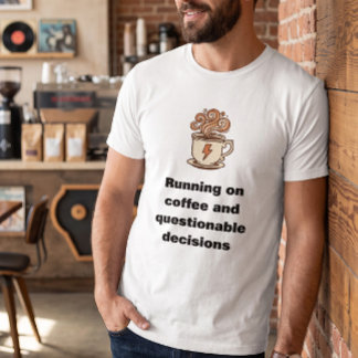 Camiseta gráfica branca engraçada para homens que
