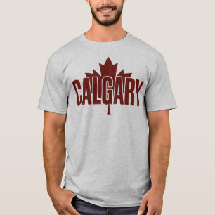 Camiseta Gráfica Calgary  Maple Leaf – AB