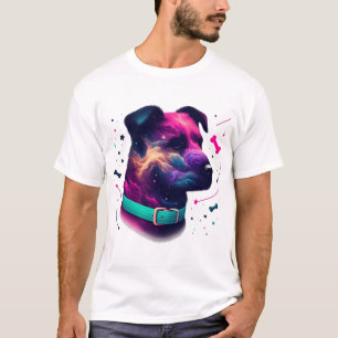 Camiseta Gráfica Cão Cósmico