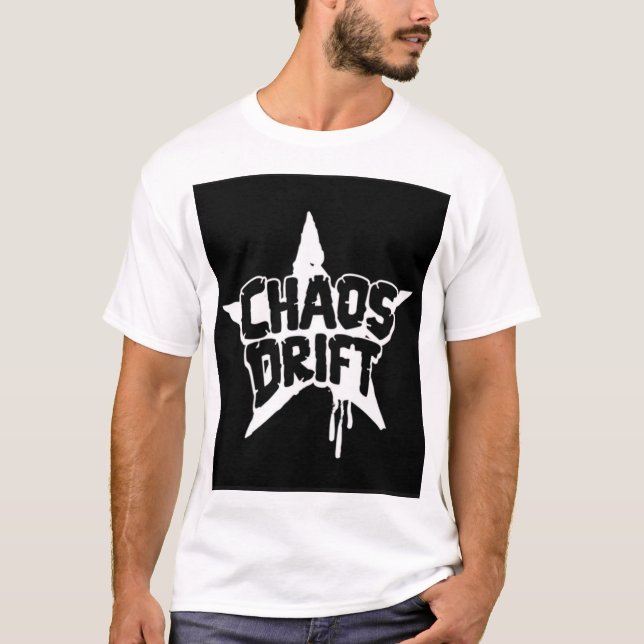 Camiseta Gráfica Chaos Drift – Corrida de Rua e De (Frente)