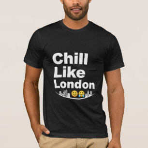 Camiseta Gráfica Chill Like London Céu de Londre